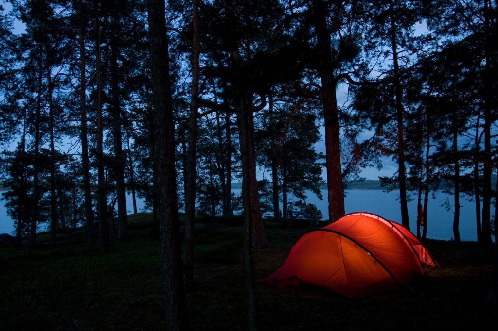 tent camping